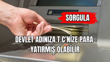 Devlet Adınıza TC’nize Para Yatırmış Olabilir Sorgula