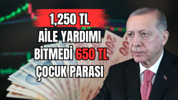 1,250 TL Aile Yardımı Bitmedi̇ 650 TL Çocuk Parası