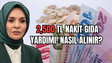 Müjde 2,500 TL Nakit Gıda Yardımı! Nasıl Alınır?