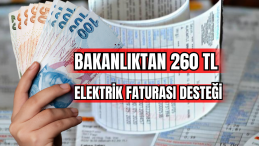 Elektrik Faturanıza Bakanlıktan 260 TL Destek! 