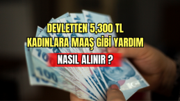 Devletten 5,300 TL Kadınlara Maaş Gibi Yardım Nasıl Alınır? 