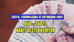 Sosyal Yardımlaşma ve Dayanışma Vakfı 1,200 TL Nakit Destek Veriyor 