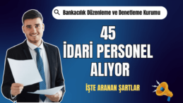 Bankacılık Düzenleme ve Denetleme Kurumu’nda Kariyer Fırsatı!