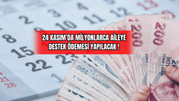 24 Kasım’da Milyonlarca Aileye Destek Ödemesi Yapılacak!