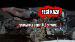 Feci Kaza Minibüs Şarampole Uçtu 1 Ölü 3 Yaralı