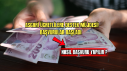 Asgari Ücretlilere Destek Müjdesi! Başvurular Başladı  