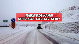 Türkiye’de Hangi Şehirlerde Okullar Tatil Edildi?