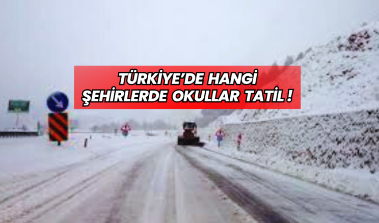 Türkiye’de Hangi Şehirlerde Okullar Tatil Edildi?