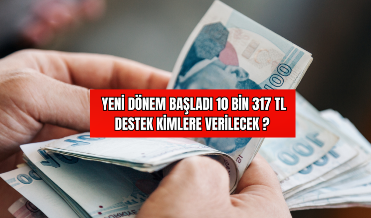Yeni Dönem Başladı 10 Bin 317 TL Destek Kimlere Verilecek?